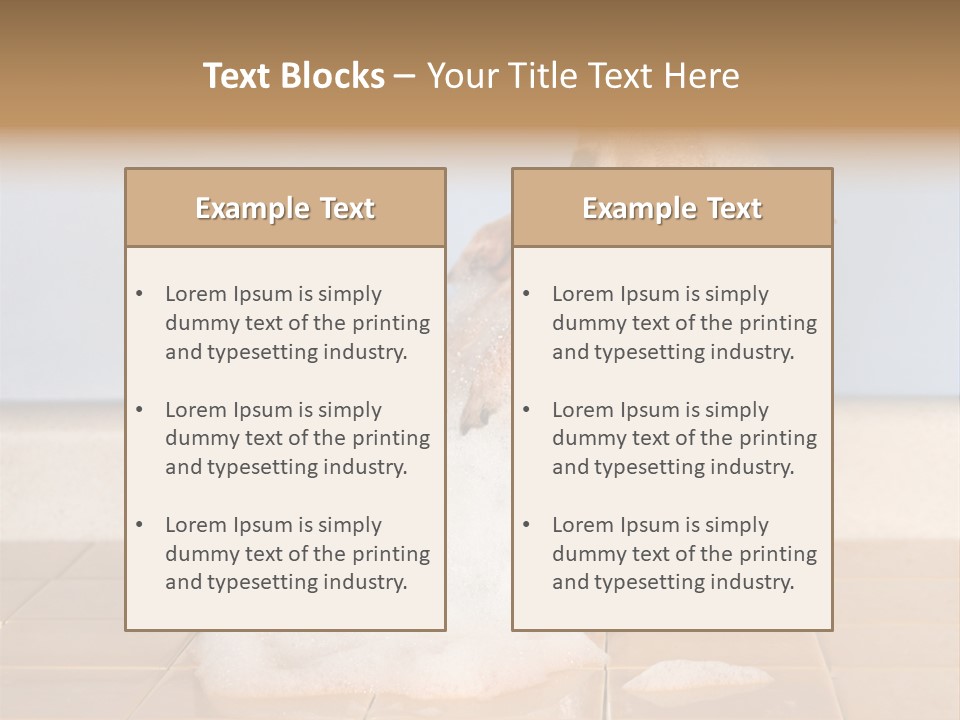 Couple Man Renovation PowerPoint Template