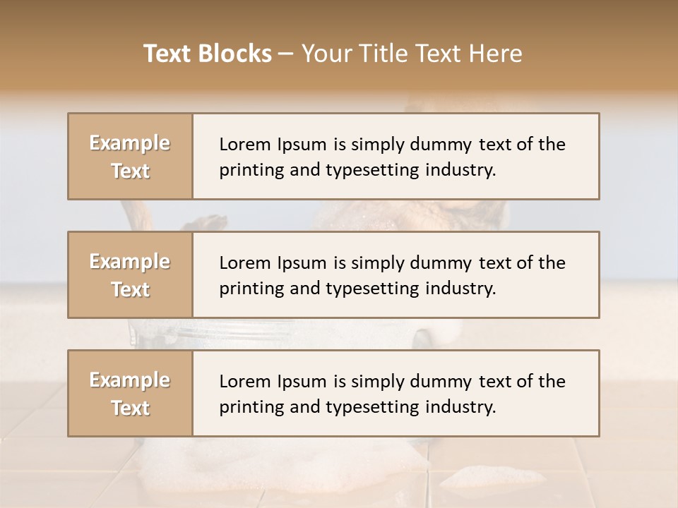 Couple Man Renovation PowerPoint Template