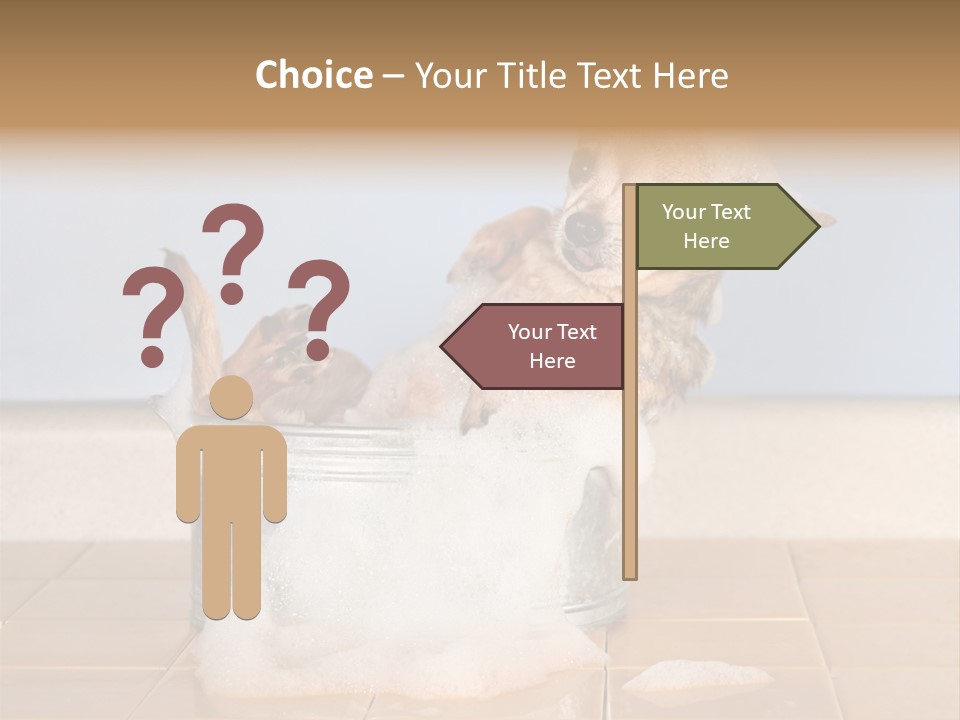 Couple Man Renovation PowerPoint Template