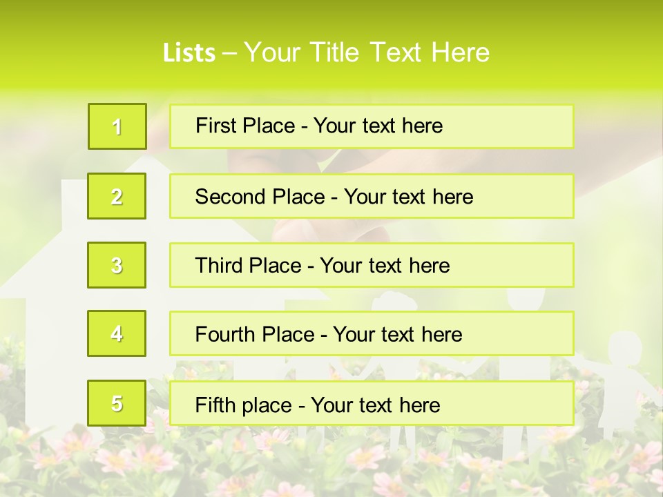 Ladder Renovating Full PowerPoint Template