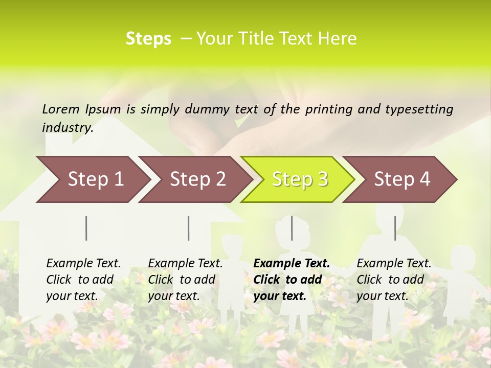Ladder Renovating Full PowerPoint Template
