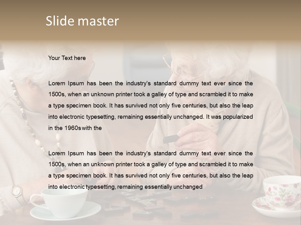 Man Renewal Tired PowerPoint Template