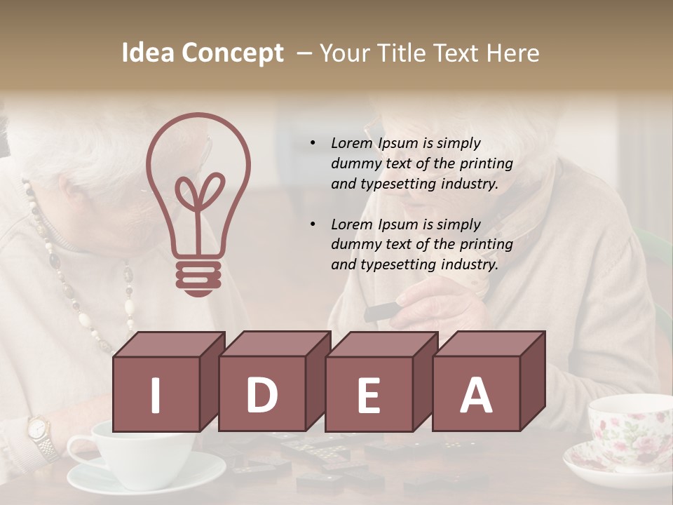 Man Renewal Tired PowerPoint Template