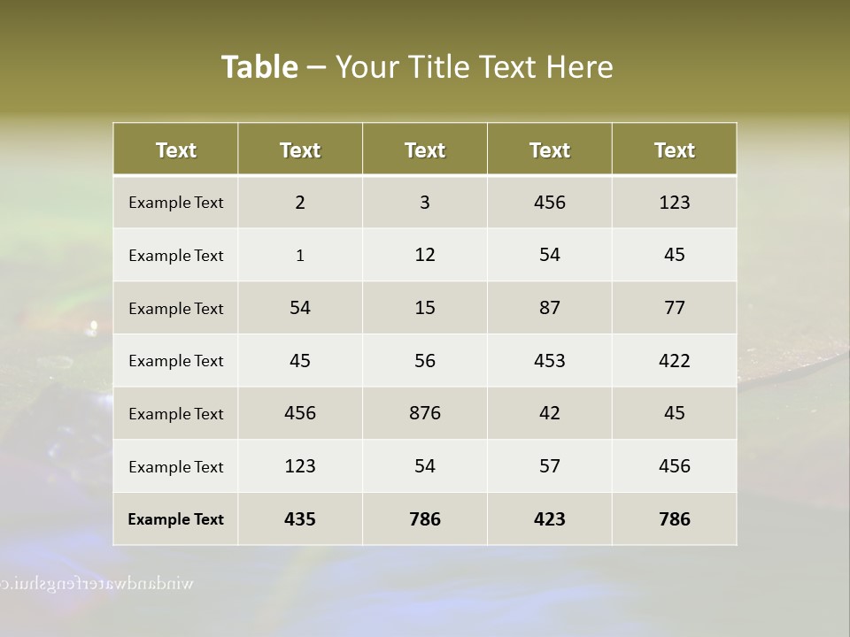 A Snake On A Leaf In A Pond Powerpoint Template PowerPoint Template