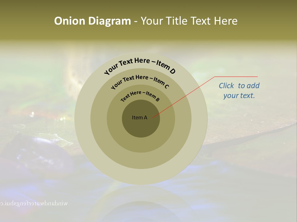 A Snake On A Leaf In A Pond Powerpoint Template PowerPoint Template