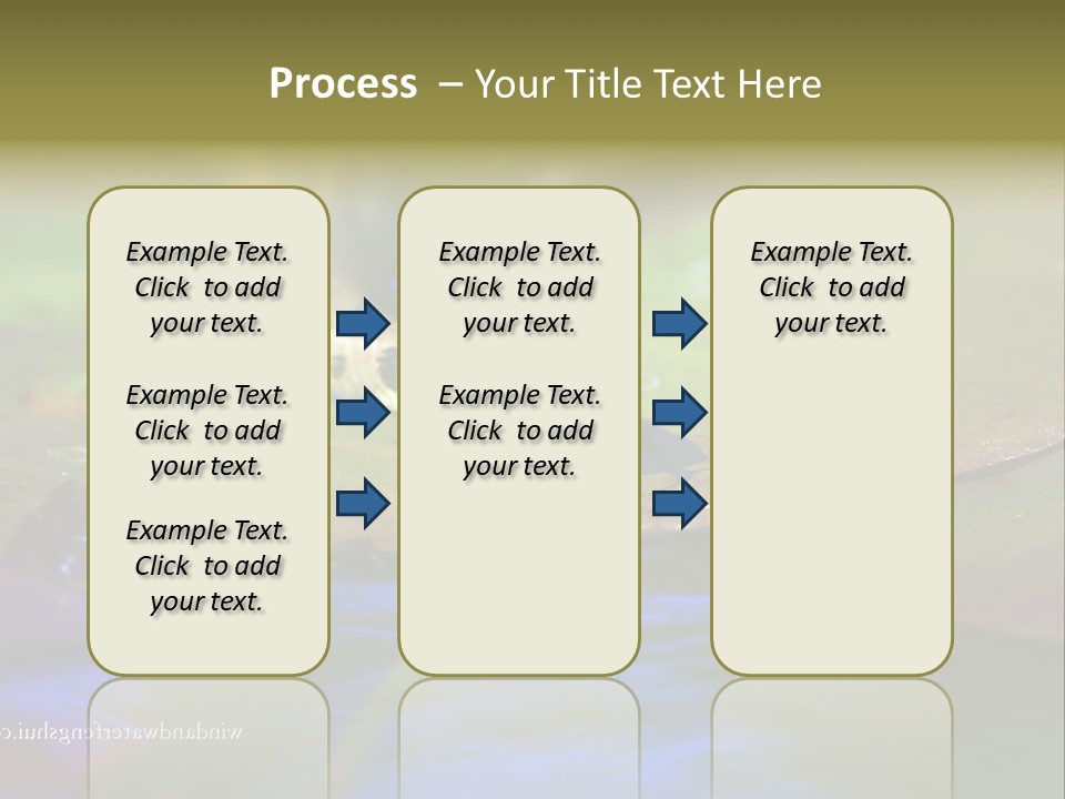 A Snake On A Leaf In A Pond Powerpoint Template PowerPoint Template