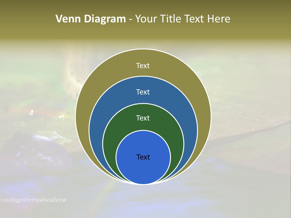 A Snake On A Leaf In A Pond Powerpoint Template PowerPoint Template