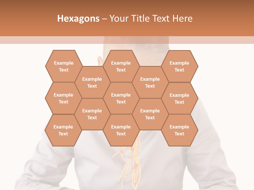 A Woman Is Eating Spaghetti From A Bowl PowerPoint Template