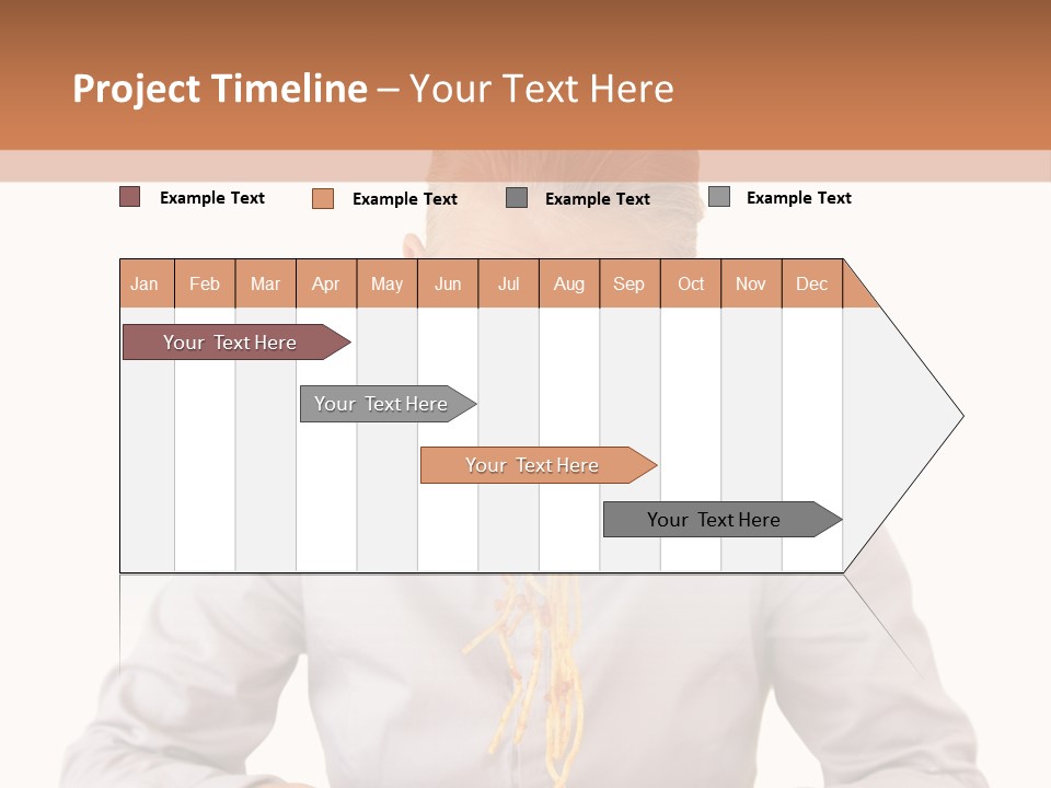 A Woman Is Eating Spaghetti From A Bowl PowerPoint Template
