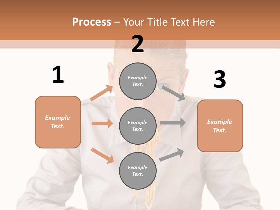 A Woman Is Eating Spaghetti From A Bowl PowerPoint Template
