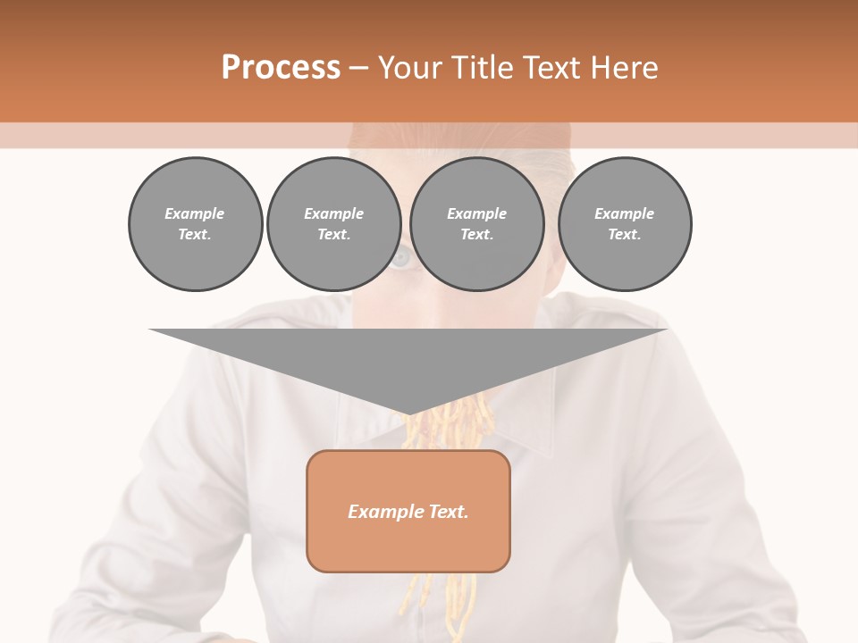 A Woman Is Eating Spaghetti From A Bowl PowerPoint Template