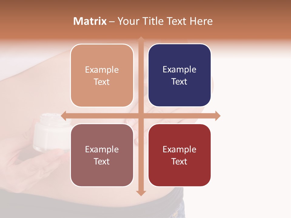 Lotion White Expecting PowerPoint Template