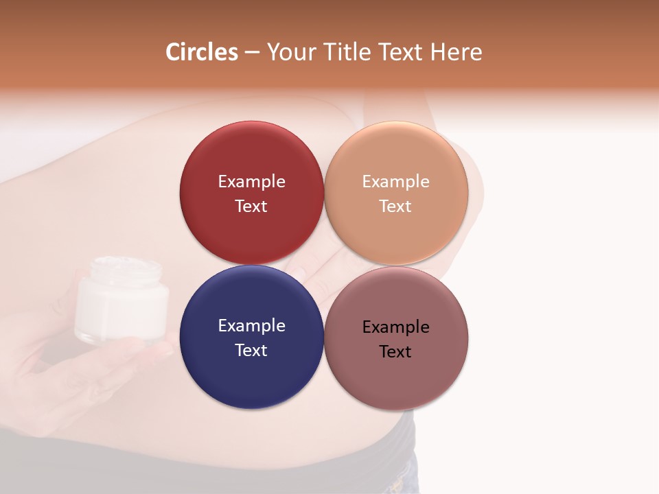 Lotion White Expecting PowerPoint Template