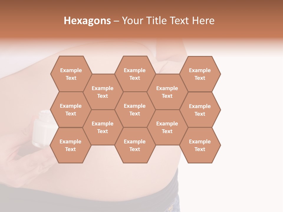 Lotion White Expecting PowerPoint Template