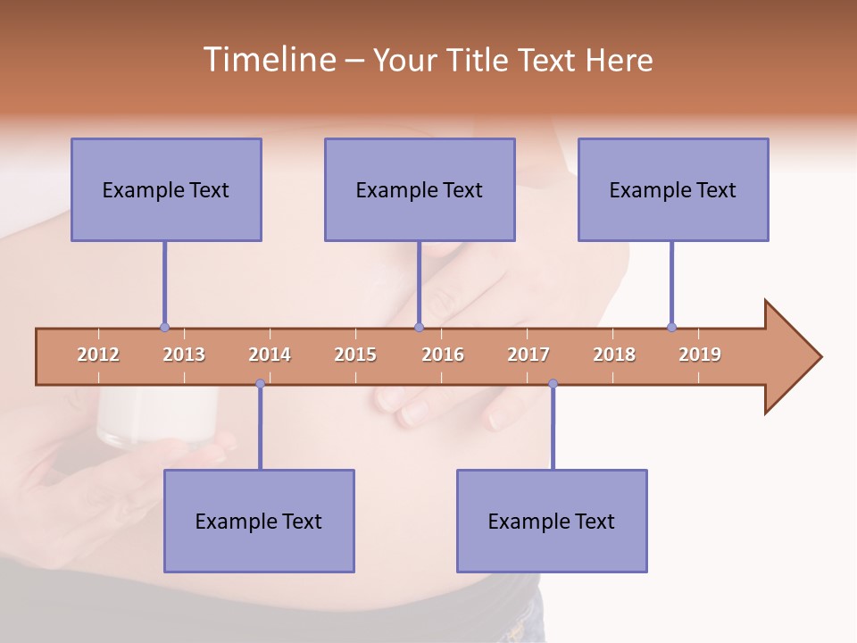 Lotion White Expecting PowerPoint Template