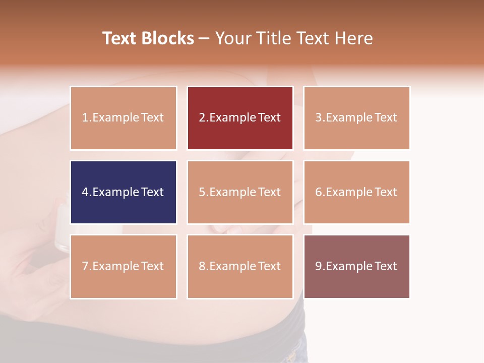 Lotion White Expecting PowerPoint Template