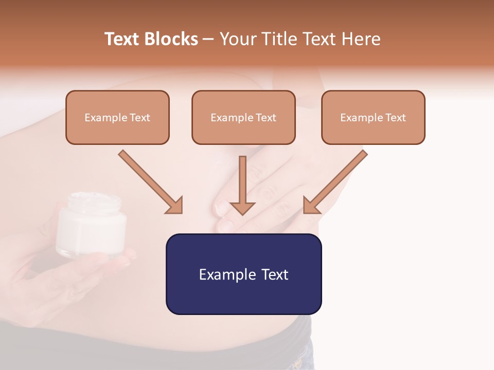 Lotion White Expecting PowerPoint Template