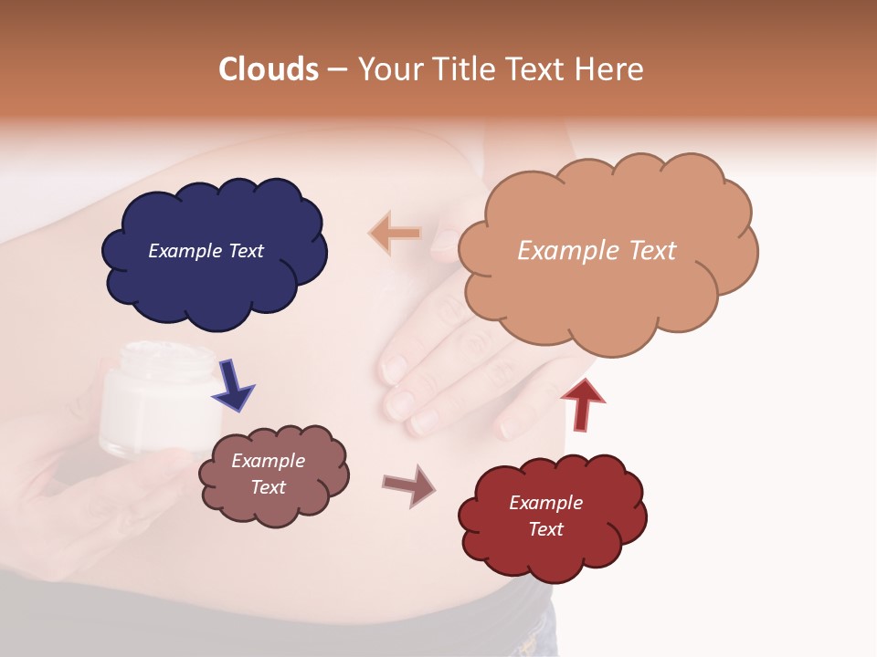 Lotion White Expecting PowerPoint Template