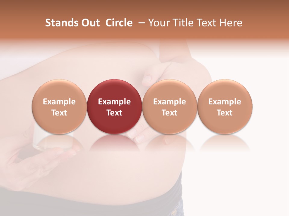 Lotion White Expecting PowerPoint Template