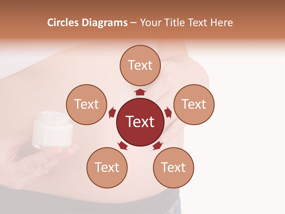 Lotion White Expecting PowerPoint Template