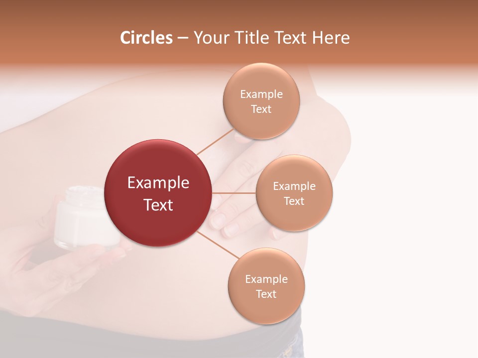 Lotion White Expecting PowerPoint Template