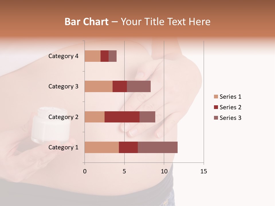 Lotion White Expecting PowerPoint Template