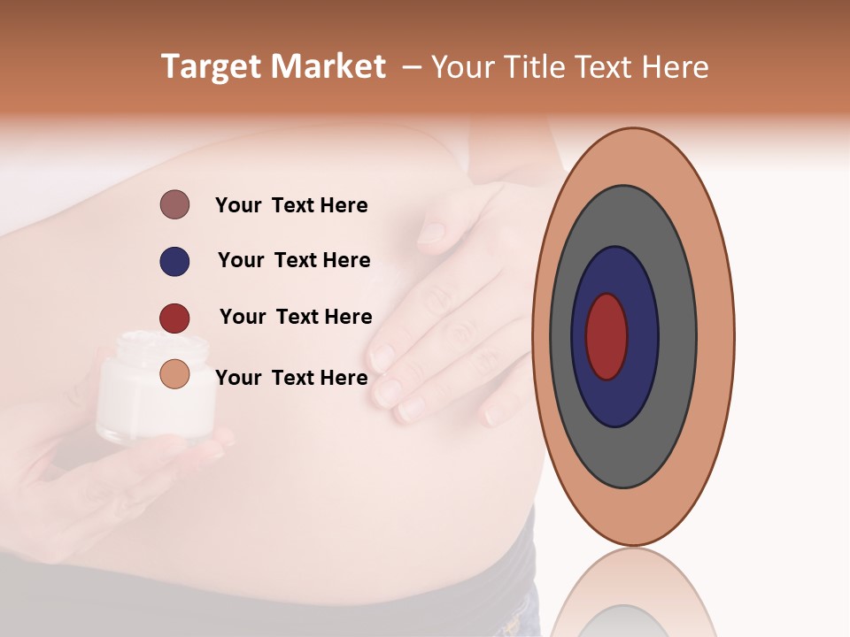 Lotion White Expecting PowerPoint Template