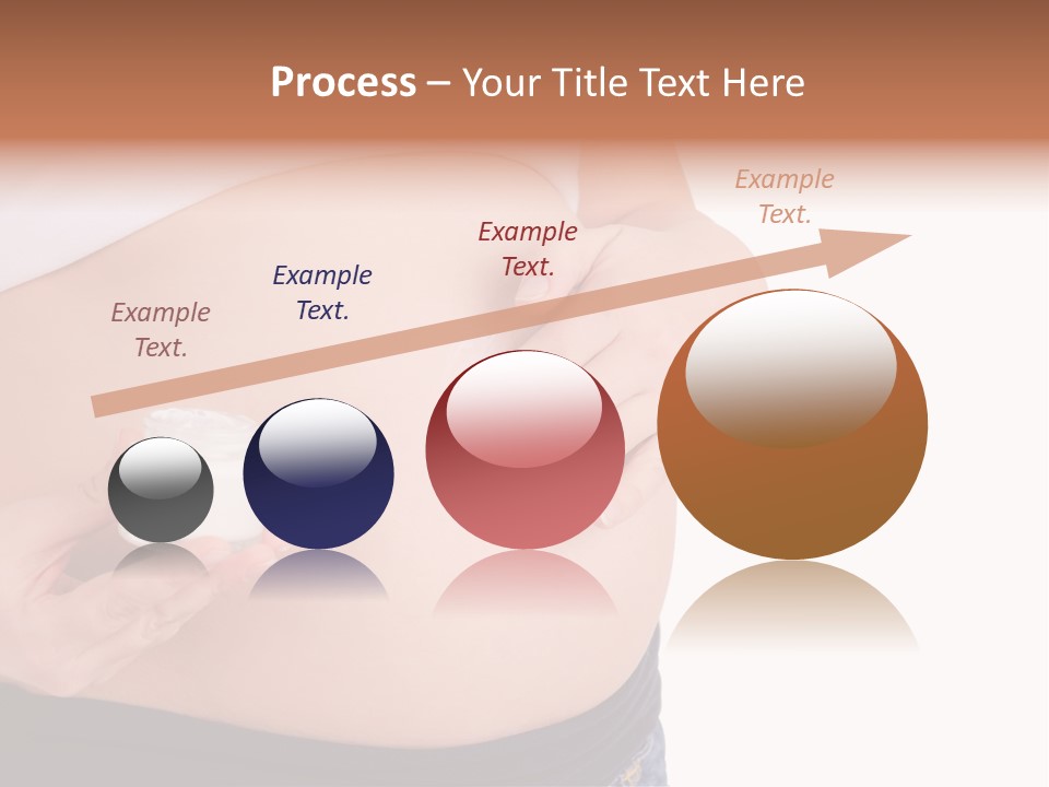 Lotion White Expecting PowerPoint Template