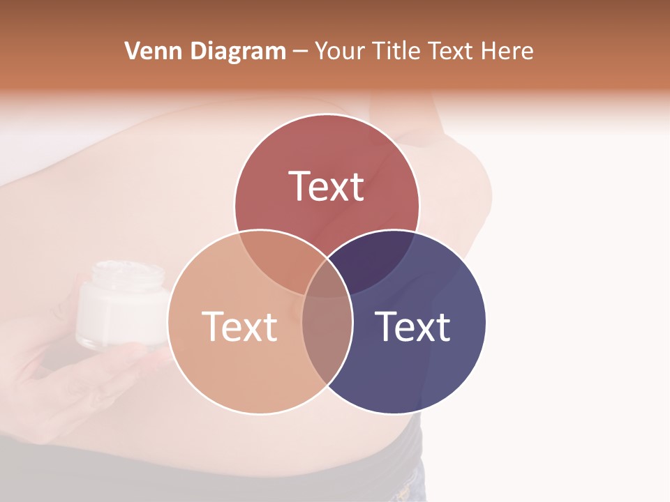 Lotion White Expecting PowerPoint Template