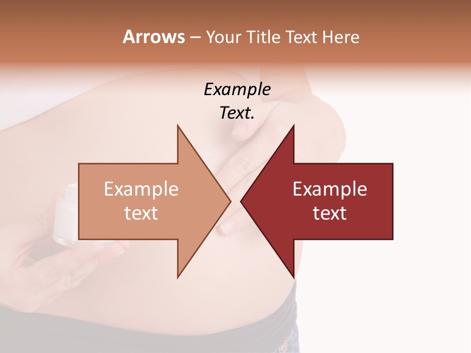 Lotion White Expecting PowerPoint Template