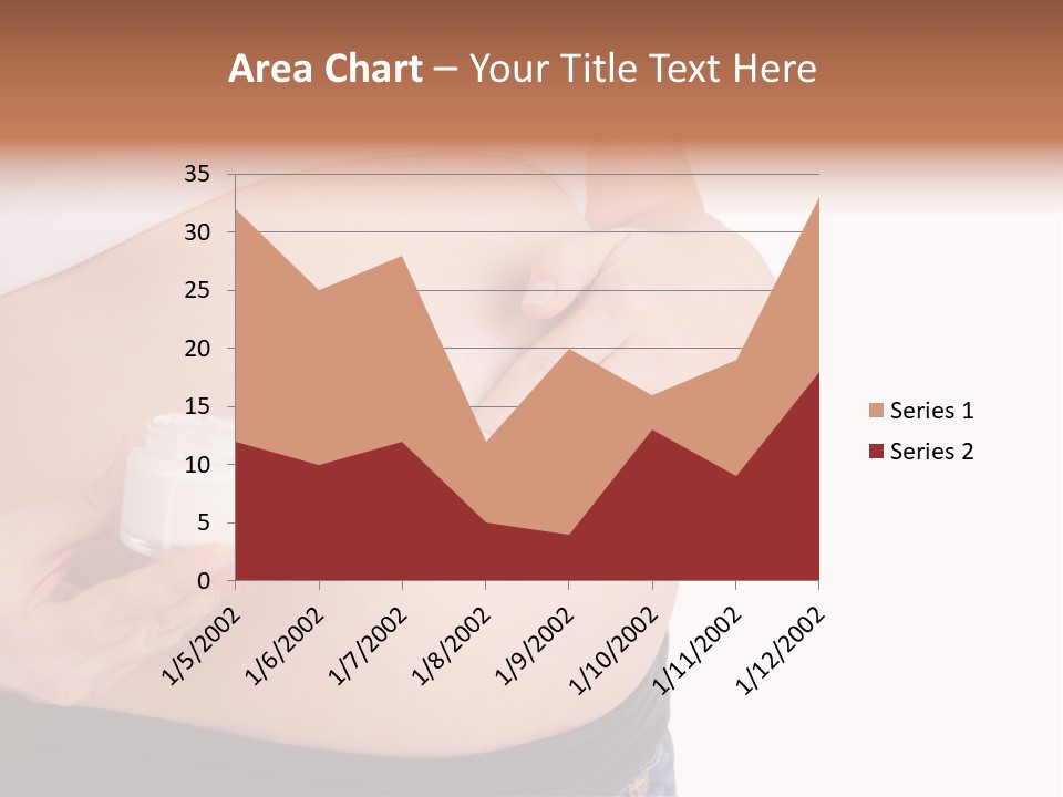 Lotion White Expecting PowerPoint Template