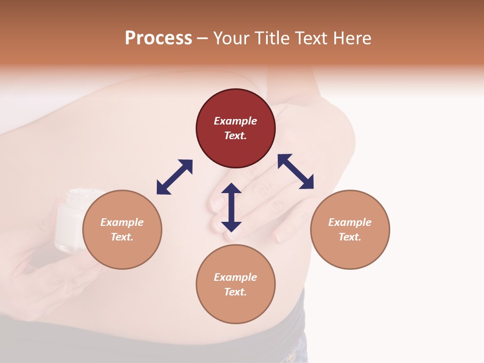 Lotion White Expecting PowerPoint Template