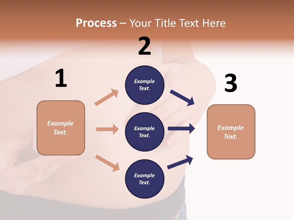 Lotion White Expecting PowerPoint Template