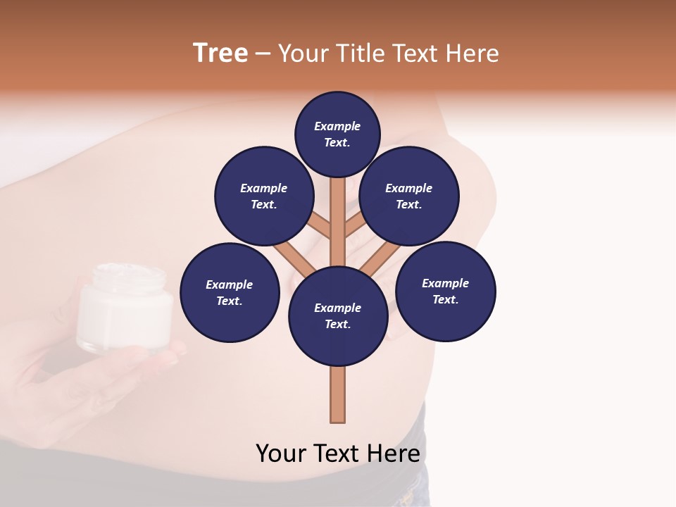 Lotion White Expecting PowerPoint Template