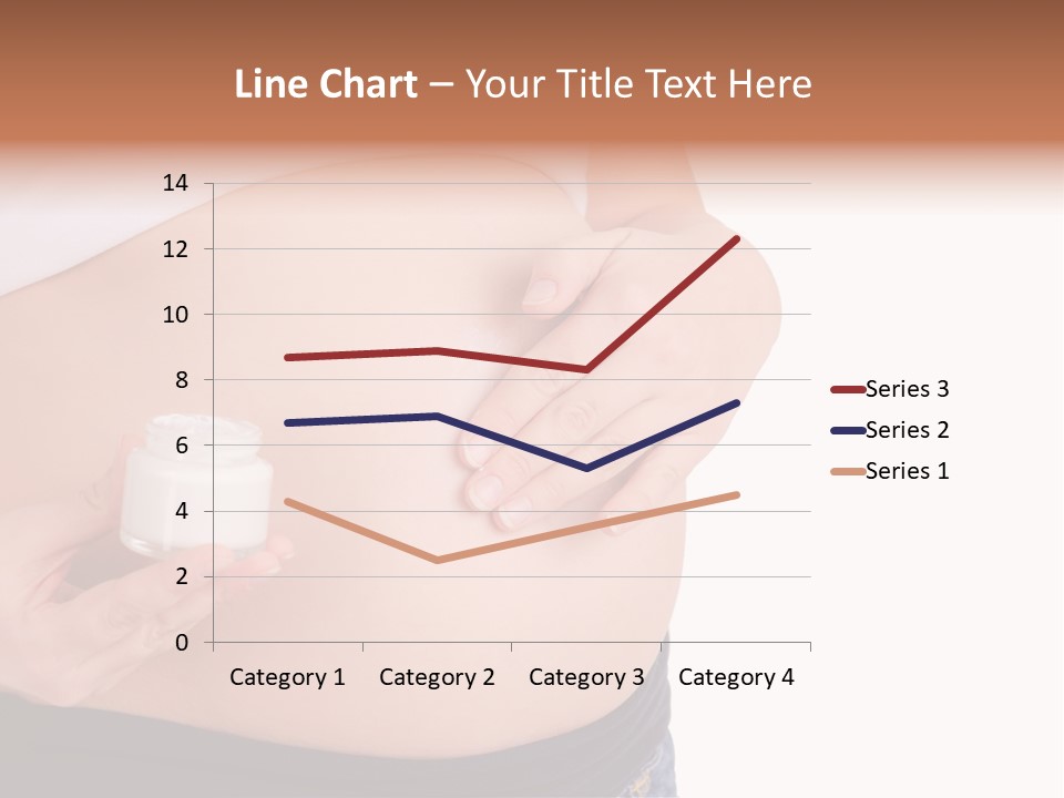 Lotion White Expecting PowerPoint Template