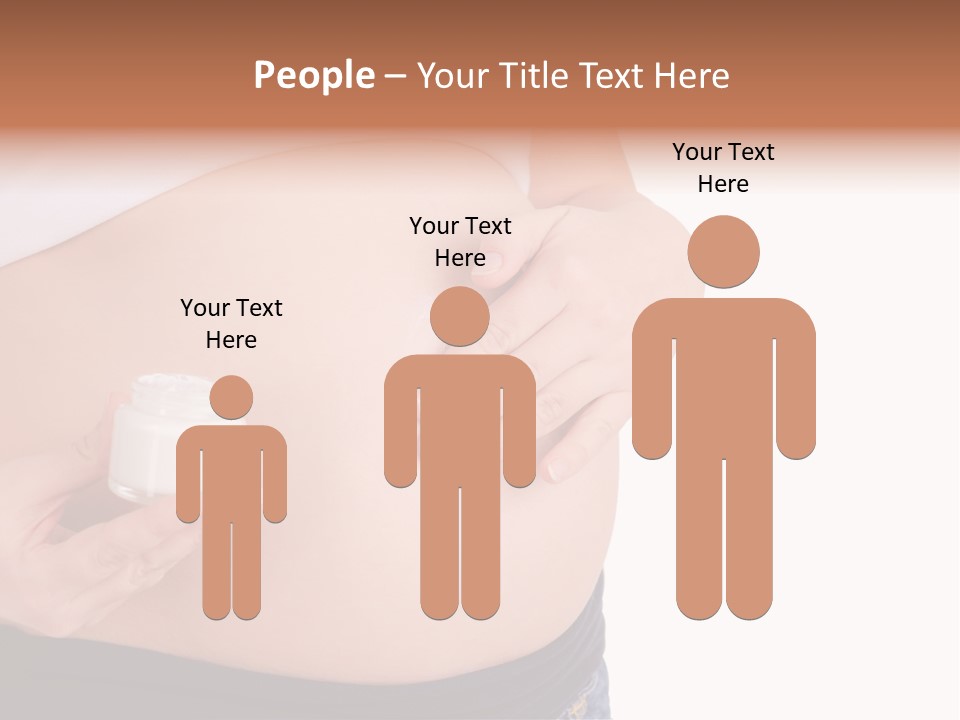 Lotion White Expecting PowerPoint Template