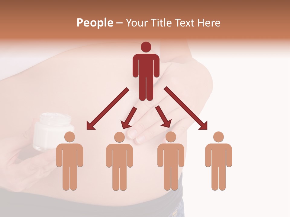 Lotion White Expecting PowerPoint Template