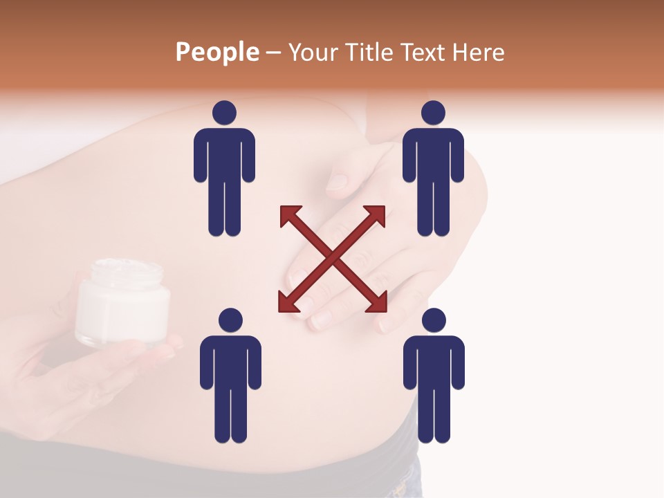 Lotion White Expecting PowerPoint Template