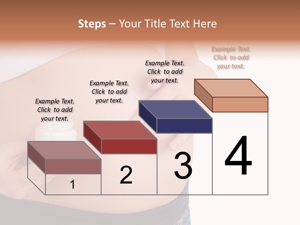 Lotion White Expecting PowerPoint Template