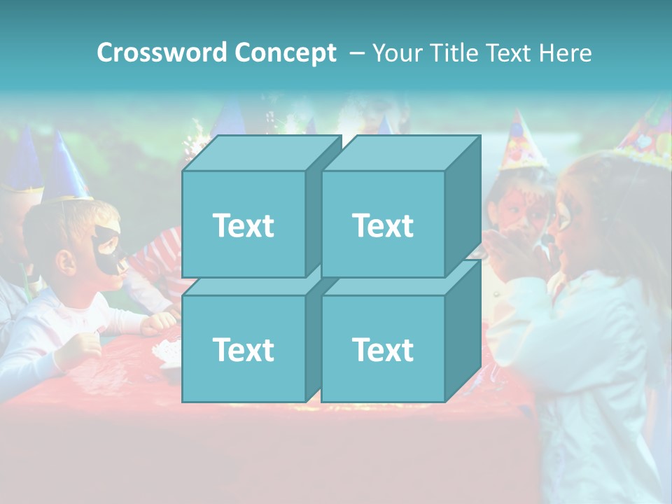 Car Cake Boy PowerPoint Template