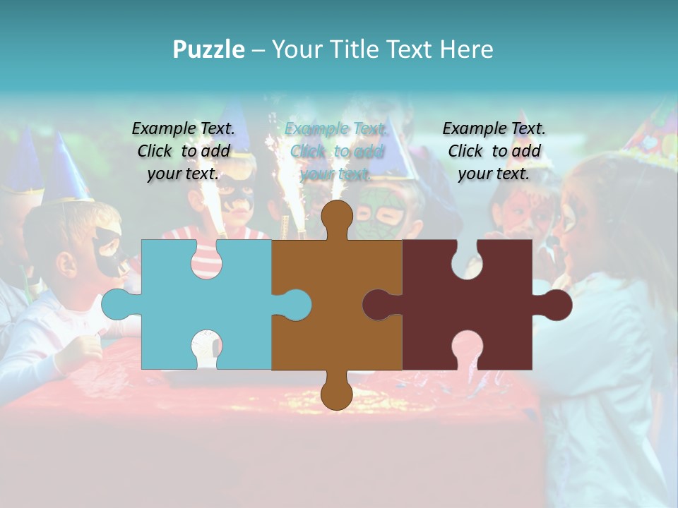 Car Cake Boy PowerPoint Template