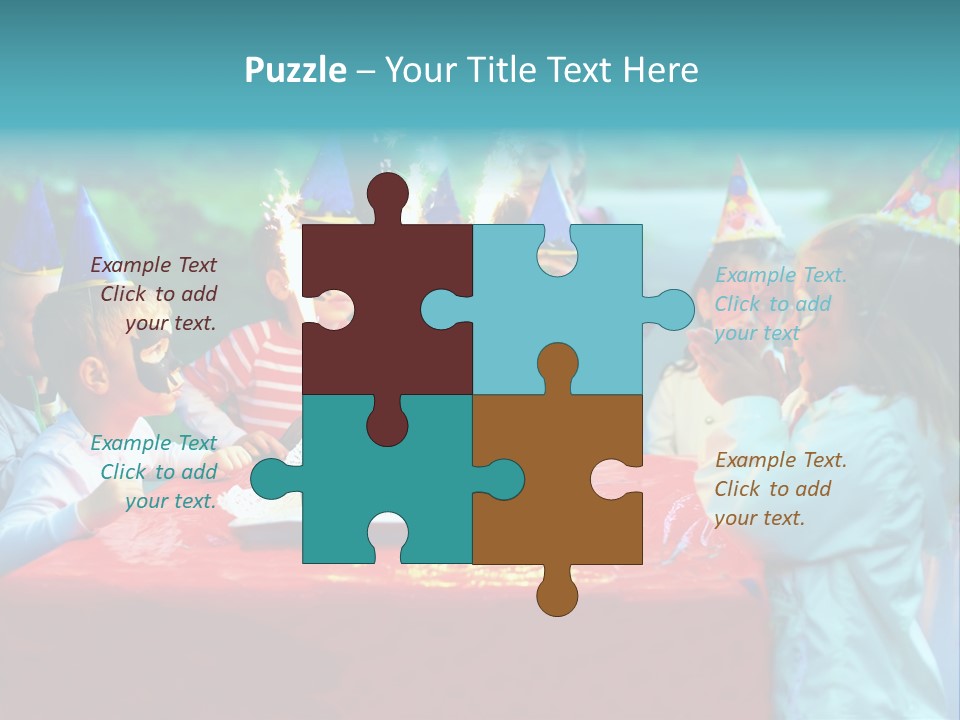 Car Cake Boy PowerPoint Template