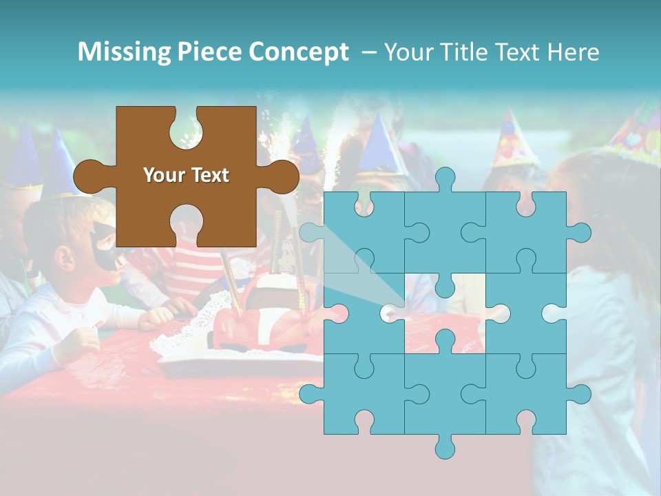 Car Cake Boy PowerPoint Template