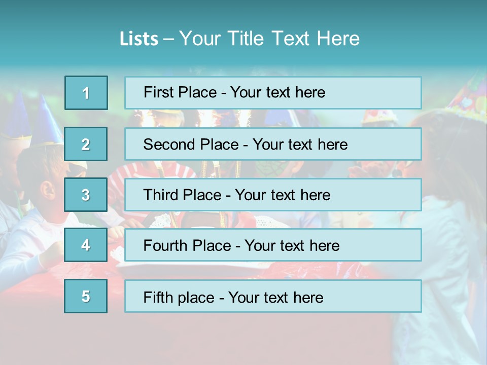 Car Cake Boy PowerPoint Template