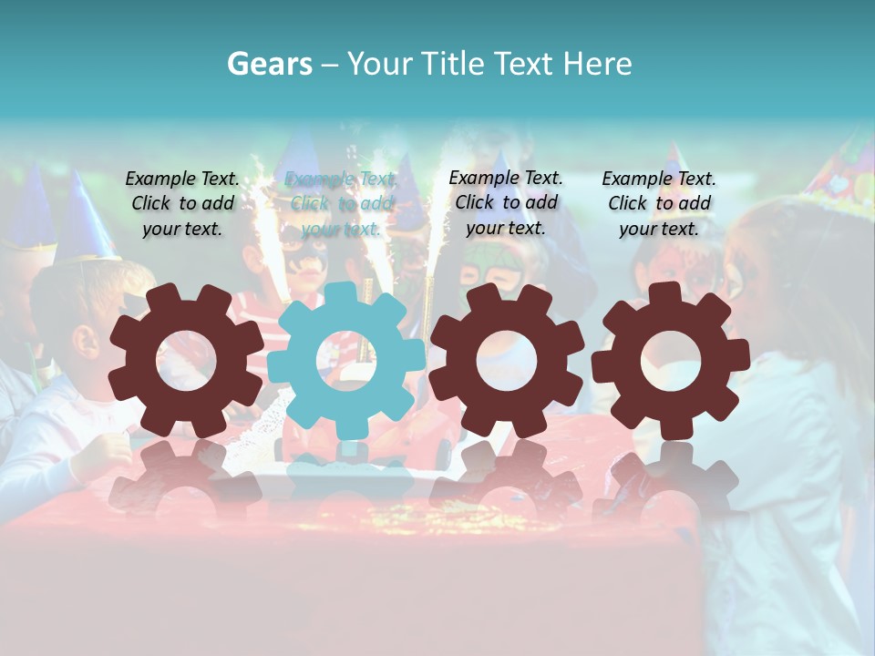 Car Cake Boy PowerPoint Template