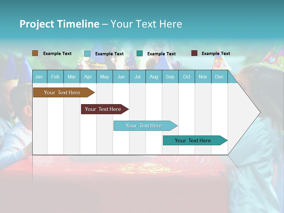 Car Cake Boy PowerPoint Template