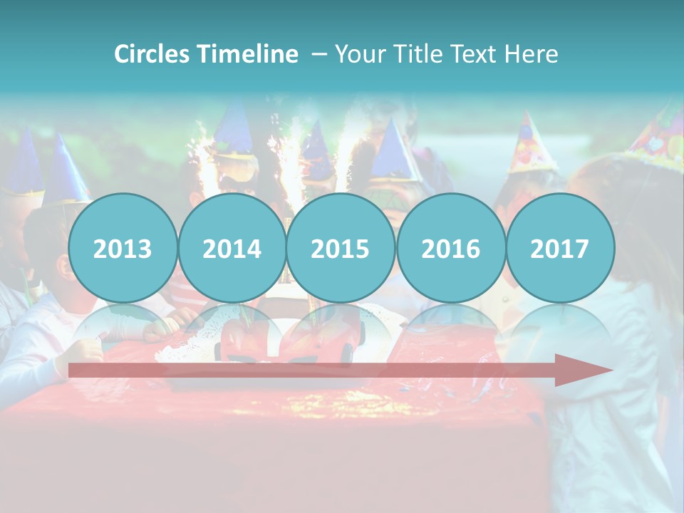 Car Cake Boy PowerPoint Template