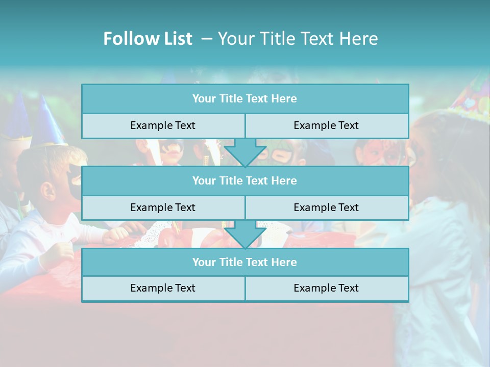 Car Cake Boy PowerPoint Template