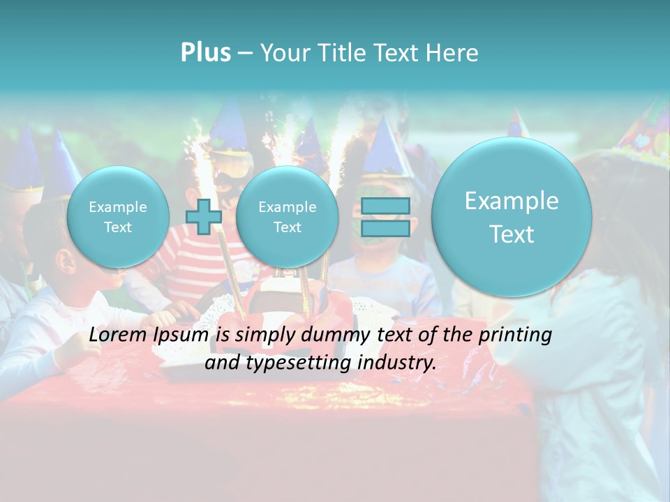 Car Cake Boy PowerPoint Template