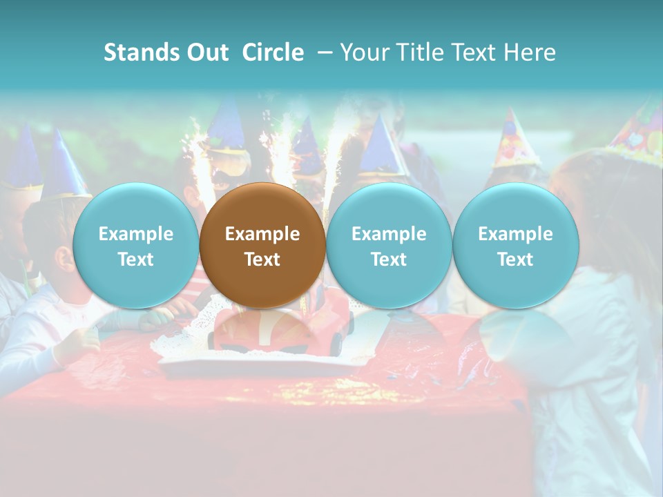 Car Cake Boy PowerPoint Template